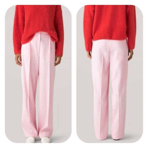 St. John Pants - St. John size 10 pink Wool Blend Crepe Pant